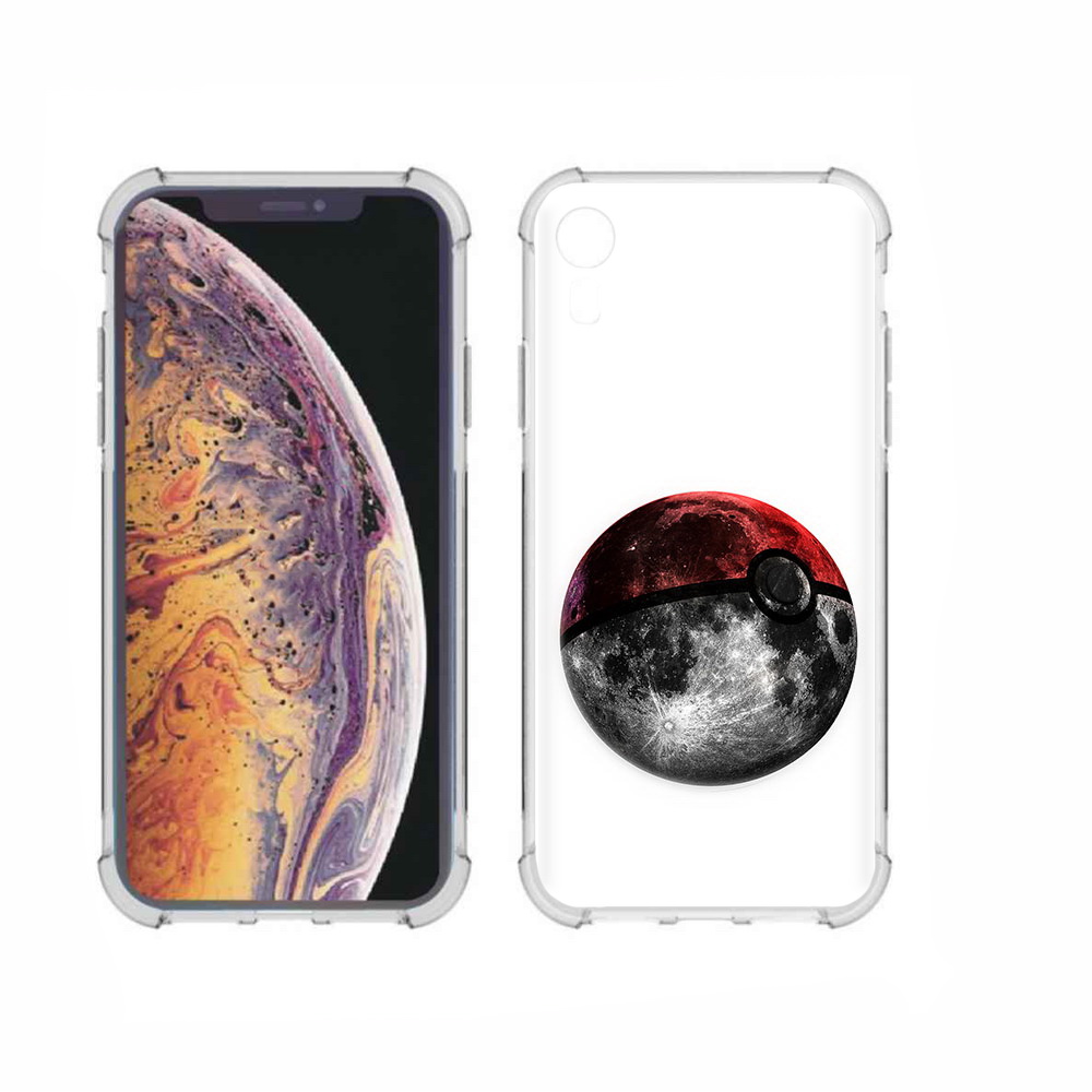 

Чехол MyPads Tocco для Apple iPhone XR планета покебол, Прозрачный, Tocco