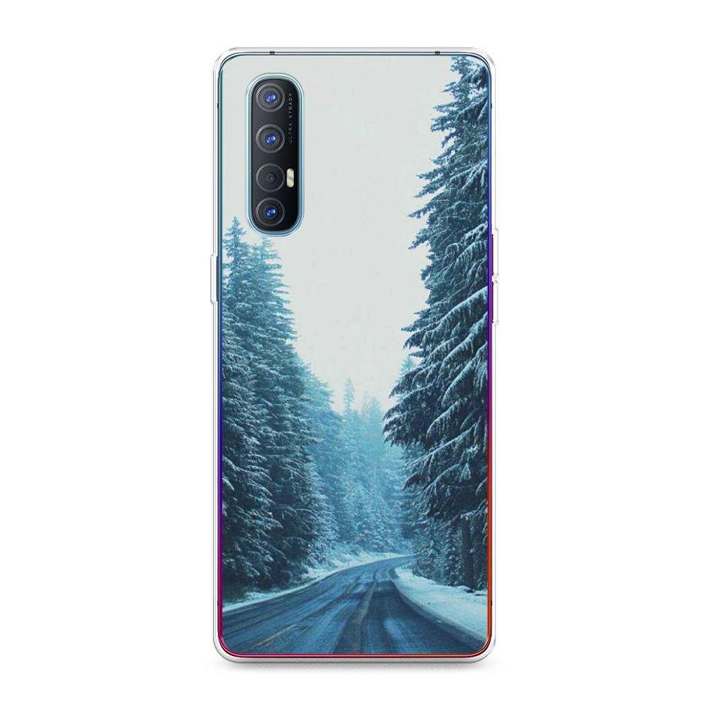 

Чехол для Oppo Reno 3 Pro "Зима 9", Бежевый;голубой;черный, 252550-2