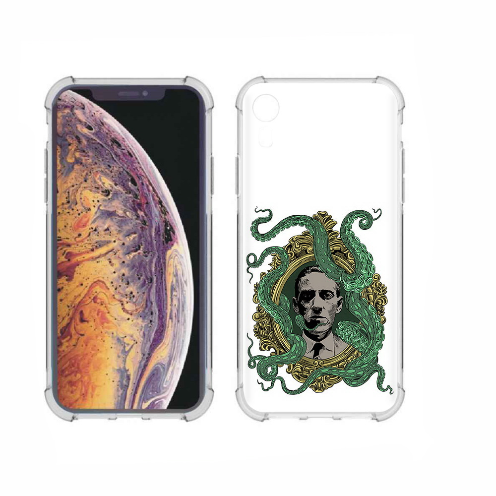 

Чехол MyPads Tocco для Apple iPhone XR портрет с кракеном, Прозрачный, Tocco