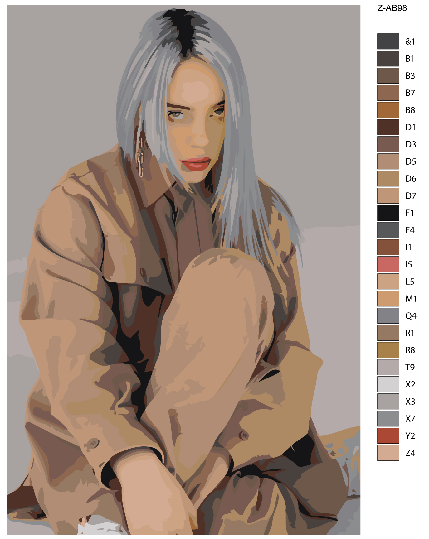 

Картина по номерам, Живопись по номерам, 80 x 120, Z-AB98, Z-AB98