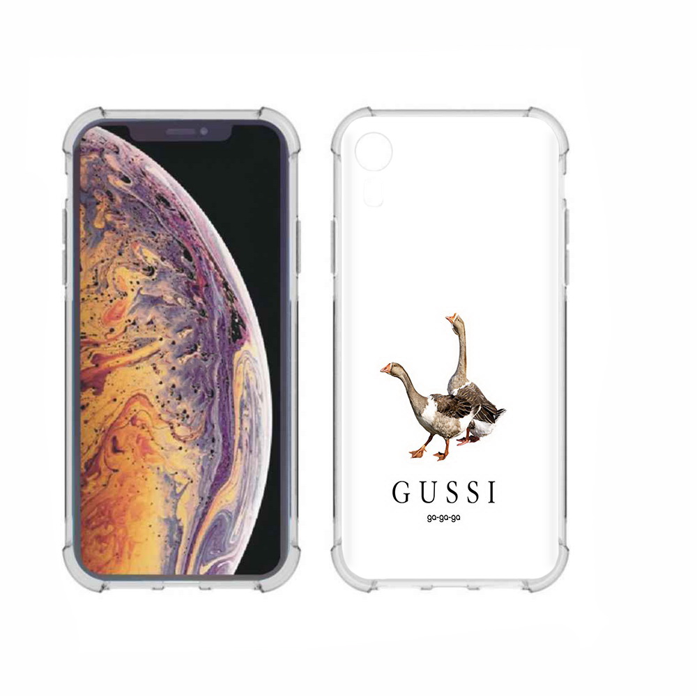

Чехол MyPads Tocco для Apple iPhone XR Гусси бренд, Прозрачный, Tocco
