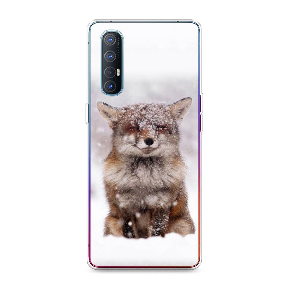 

Чехол для Oppo Reno 3 Pro "Зимняя лиса", Белый;серый;коричневый, 252550-1