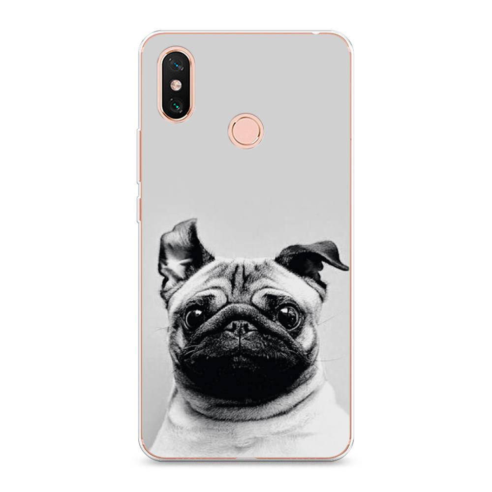 

Чехол Awog на Xiaomi Mi Max 3 "Ушастый мопс", Разноцветный, 34350-1