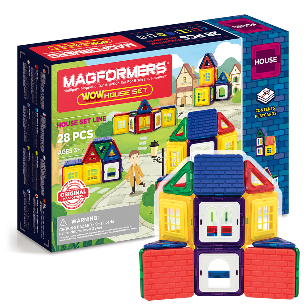 фото Магнитный конструктор magformers 705007 wow house set 28