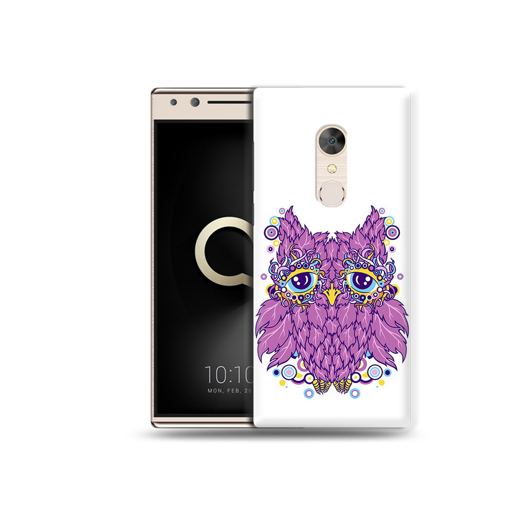 

Чехол MyPads Tocco для Alcatel 5 Розовая сова (PT110913.675.147), Прозрачный, Tocco