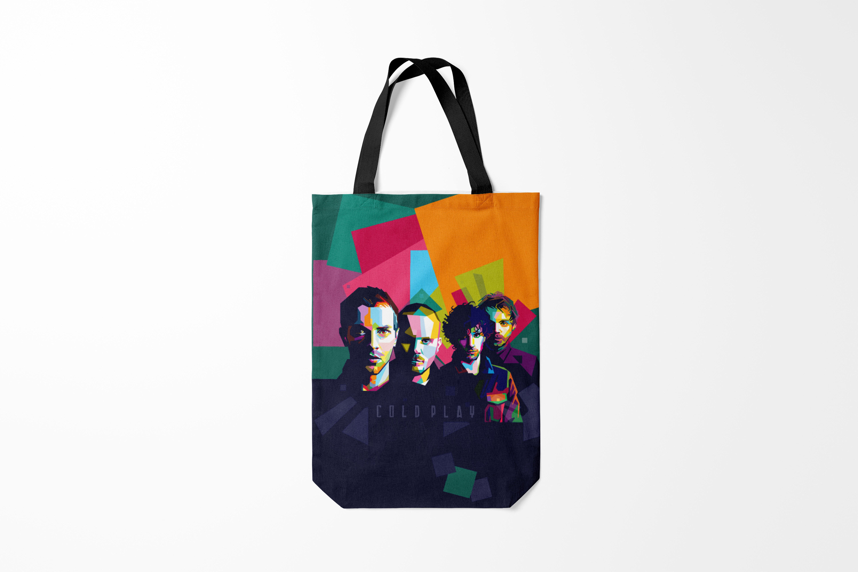 

Сумка шoппер унисекс Burnettie Поп и R and B Coldplay, разноцветный, Поп и R and B Coldplay
