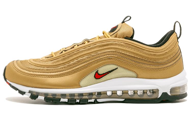 

Кроссовки унисекс Nike Air Max 97 Metallic Gold золотистые 42 EU, Золотистый, Air Max 97 Metallic Gold