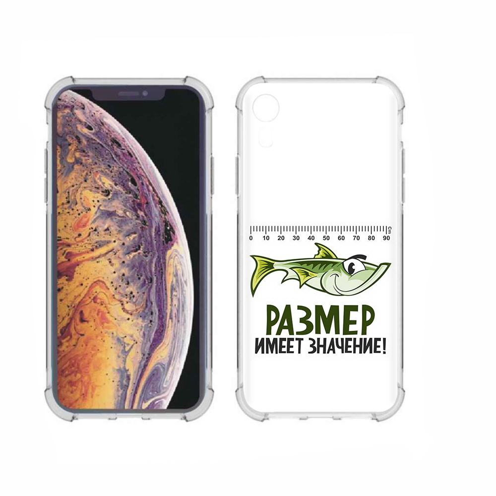

Чехол MyPads Tocco для Apple iPhone XR размер не имеет значения, Прозрачный, Tocco