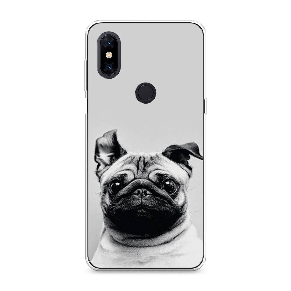 

Чехол Awog на Xiaomi Mi Mix 3 "Ушастый мопс", Разноцветный, 34950-1