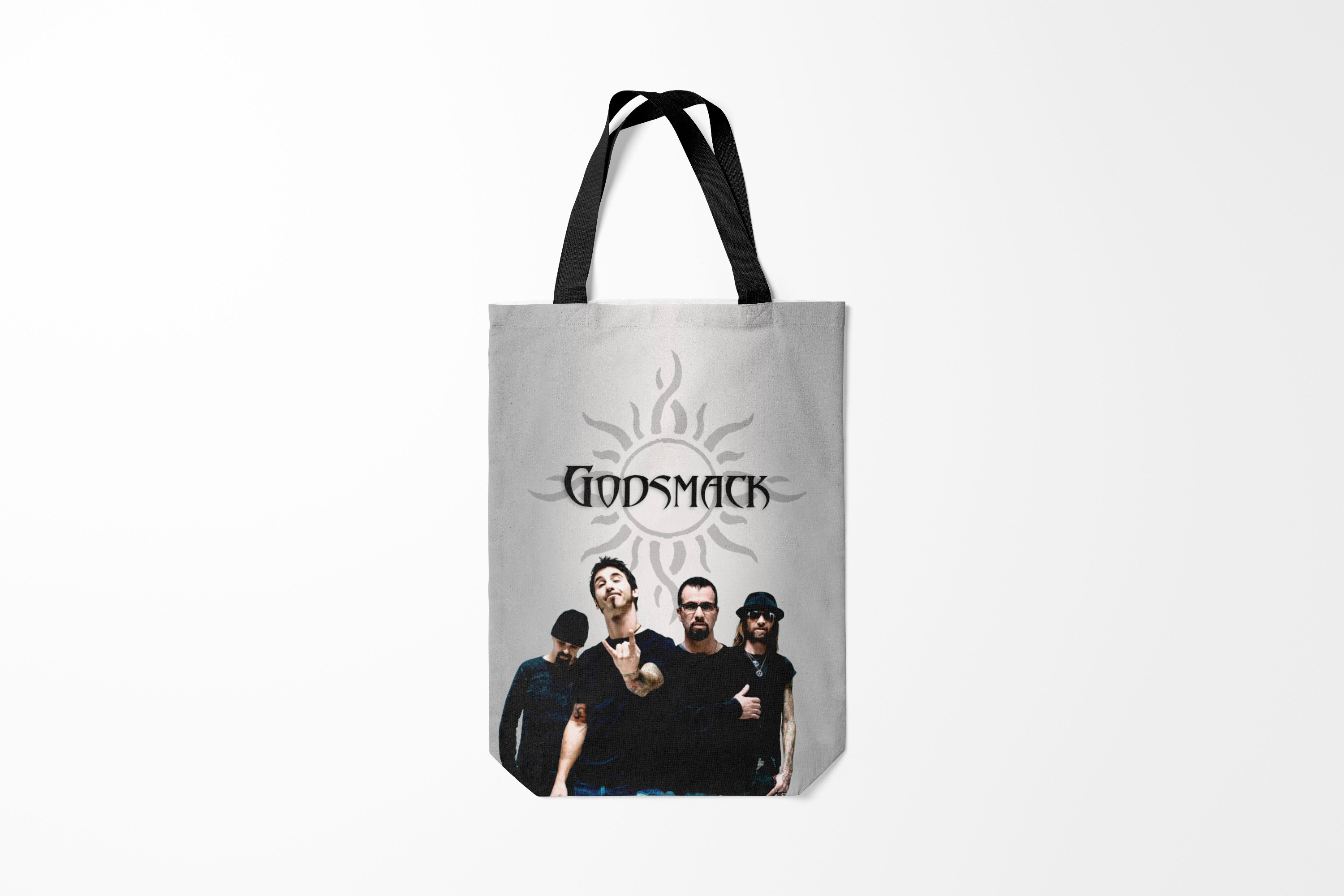 

Сумка шoппер унисекс Burnettie Металл Godsmack, серый, Металл Godsmack