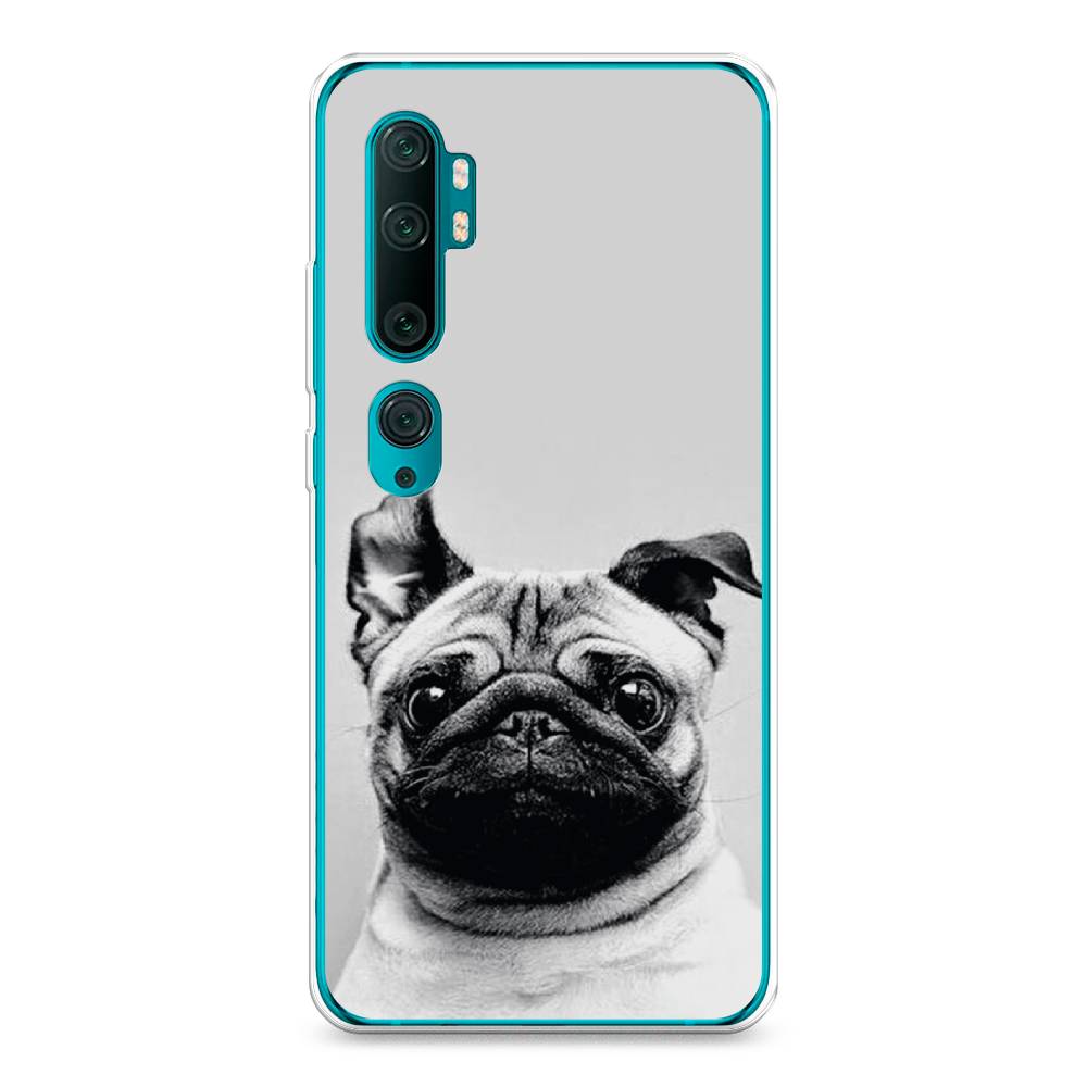

Чехол Awog на Xiaomi Mi Note 10/Mi Note 10 Pro "Ушастый мопс", Разноцветный, 37350-1