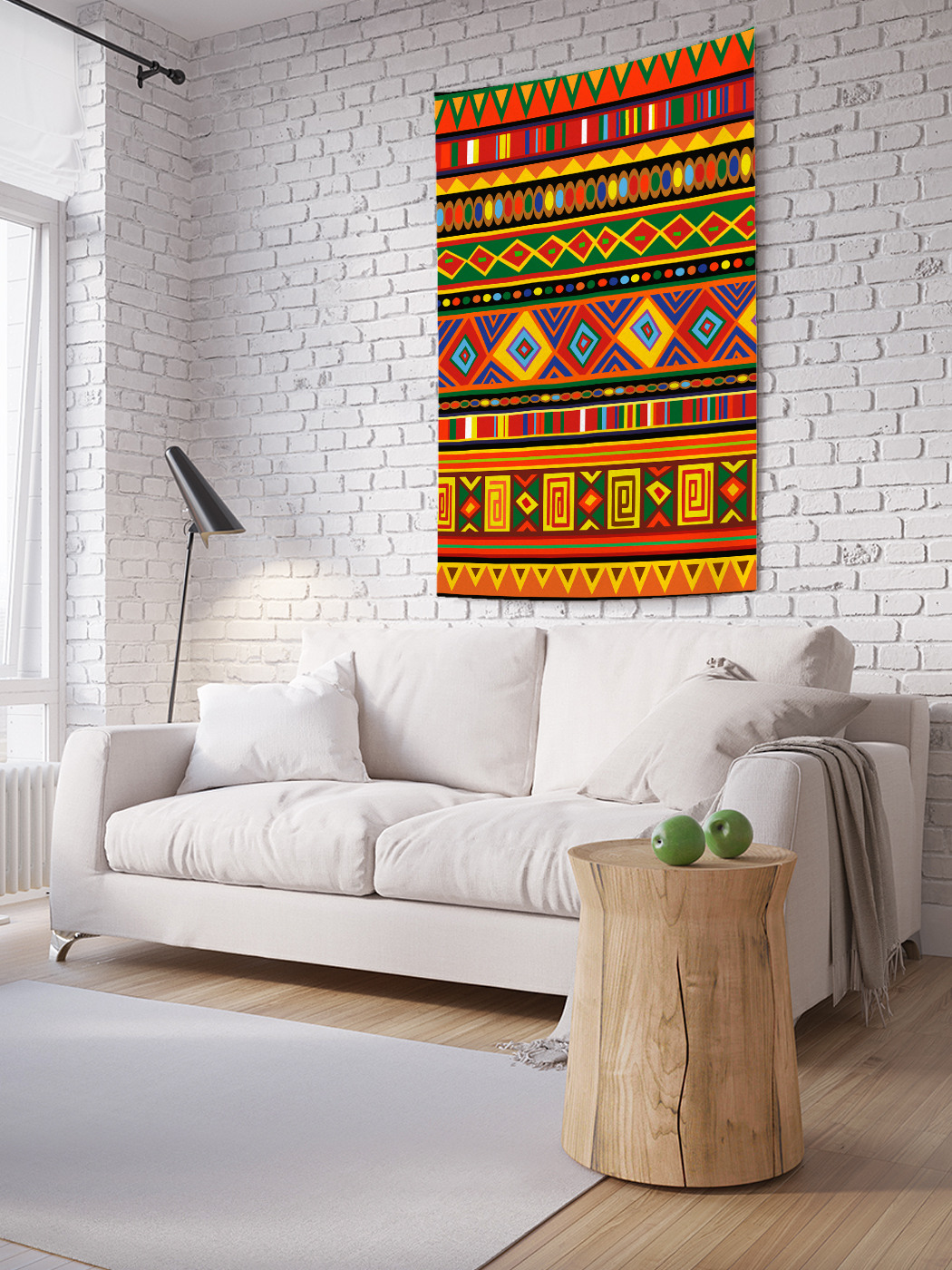 

Вертикальное фотопанно на стену JoyArty Странственные узоры 100x150 см, Странственные узоры