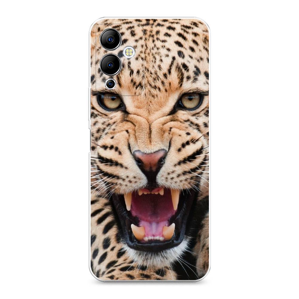 

Чехол на Infinix Note 12i "Леопард 3d", Бежевый;черный, 3102050-6