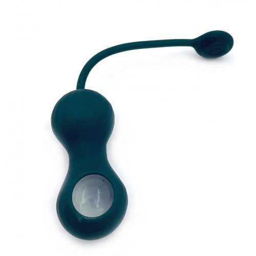 Вагинальные smart-шарики с вибрацией Magic Motion Fun Town Crystal зеленый