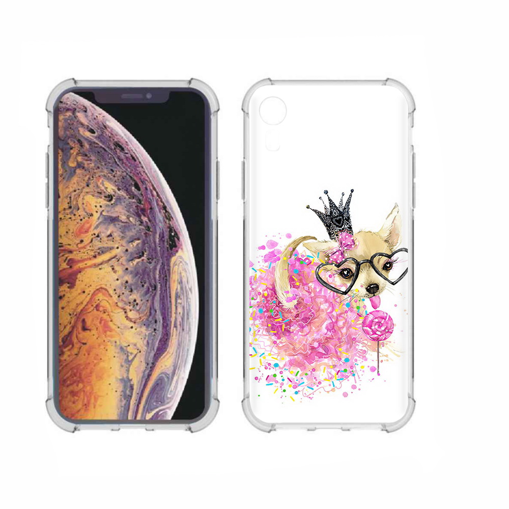 

Чехол MyPads Tocco для Apple iPhone XR сладкая принцесса, Прозрачный, Tocco