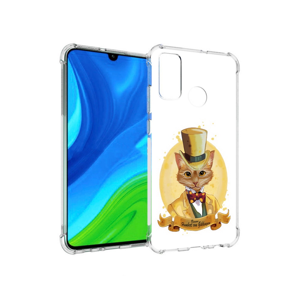 

Чехол MyPads Tocco для Huawei P Smart (2020) кот юрист, Прозрачный, Tocco