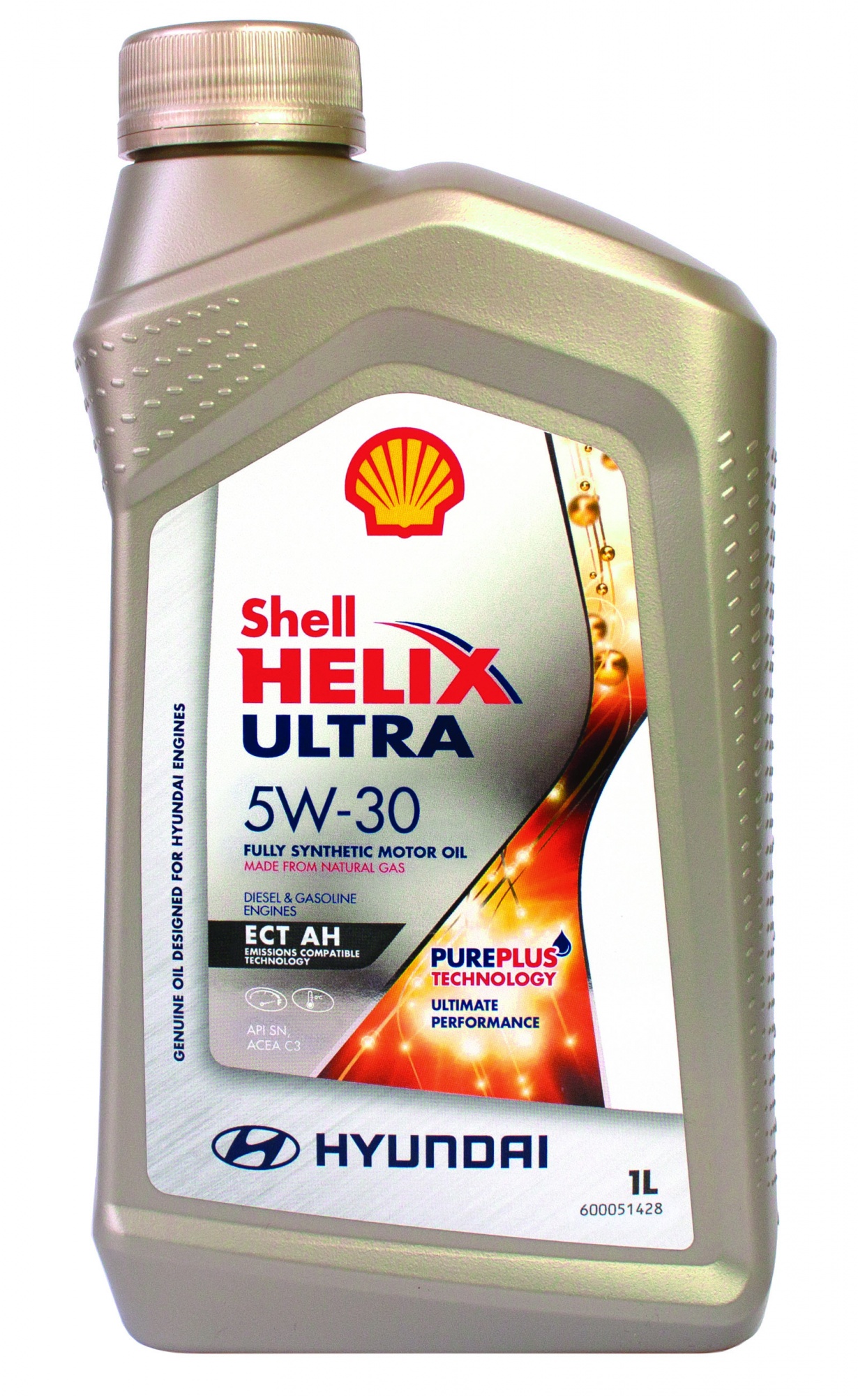 Моторное масло SHELL Helix Ultra ECT AH 5W-30 синтетическое 1 л 550052649