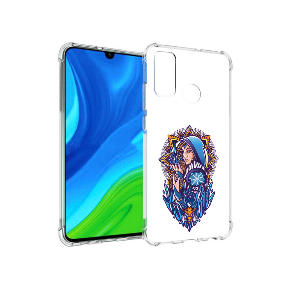 

Чехол MyPads Tocco для Huawei P Smart (2020) кристал мейден дота 2, Прозрачный, Tocco