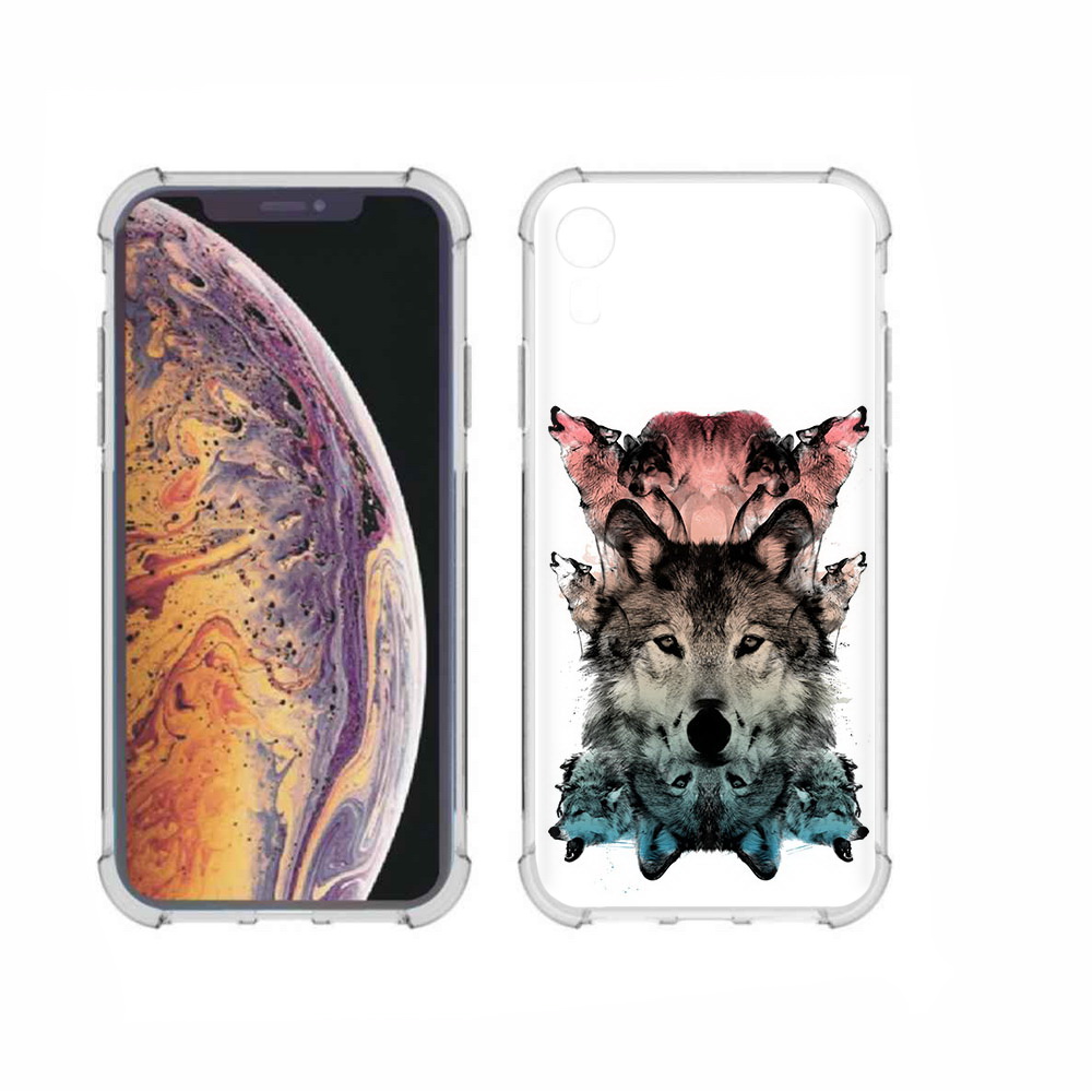 

Чехол MyPads Tocco для Apple iPhone XR стая, Прозрачный, Tocco