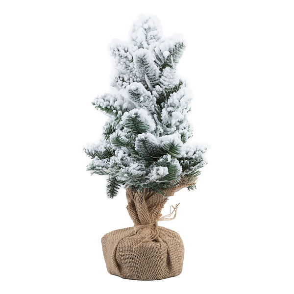 

Ель искусственная Merry Christmas с теплым белым свечением 8355 38 см зеленая, с тёплым белым свечением