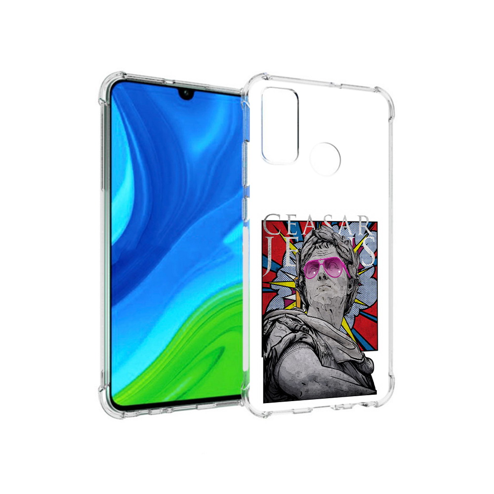 

Чехол MyPads Tocco для Huawei P Smart (2020) крутая статуя свободы, Прозрачный, Tocco