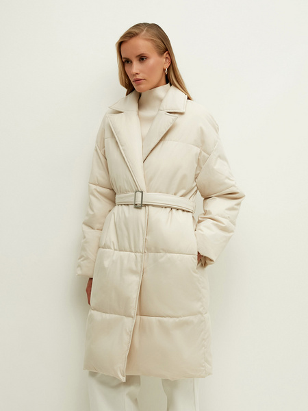 

Пальто женское ZARINA 2460461141-60 бежевое L, 2460461141-60