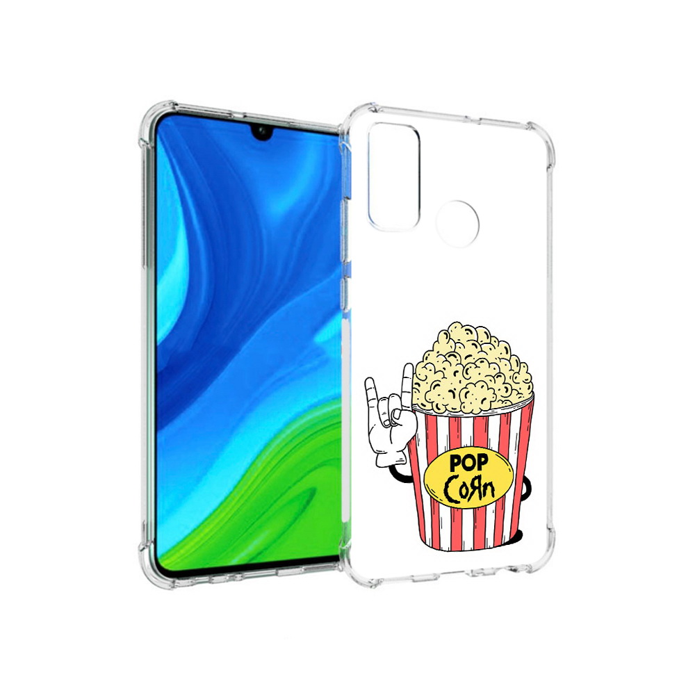 

Чехол MyPads Tocco для Huawei P Smart (2020) крутой попкорн, Прозрачный, Tocco