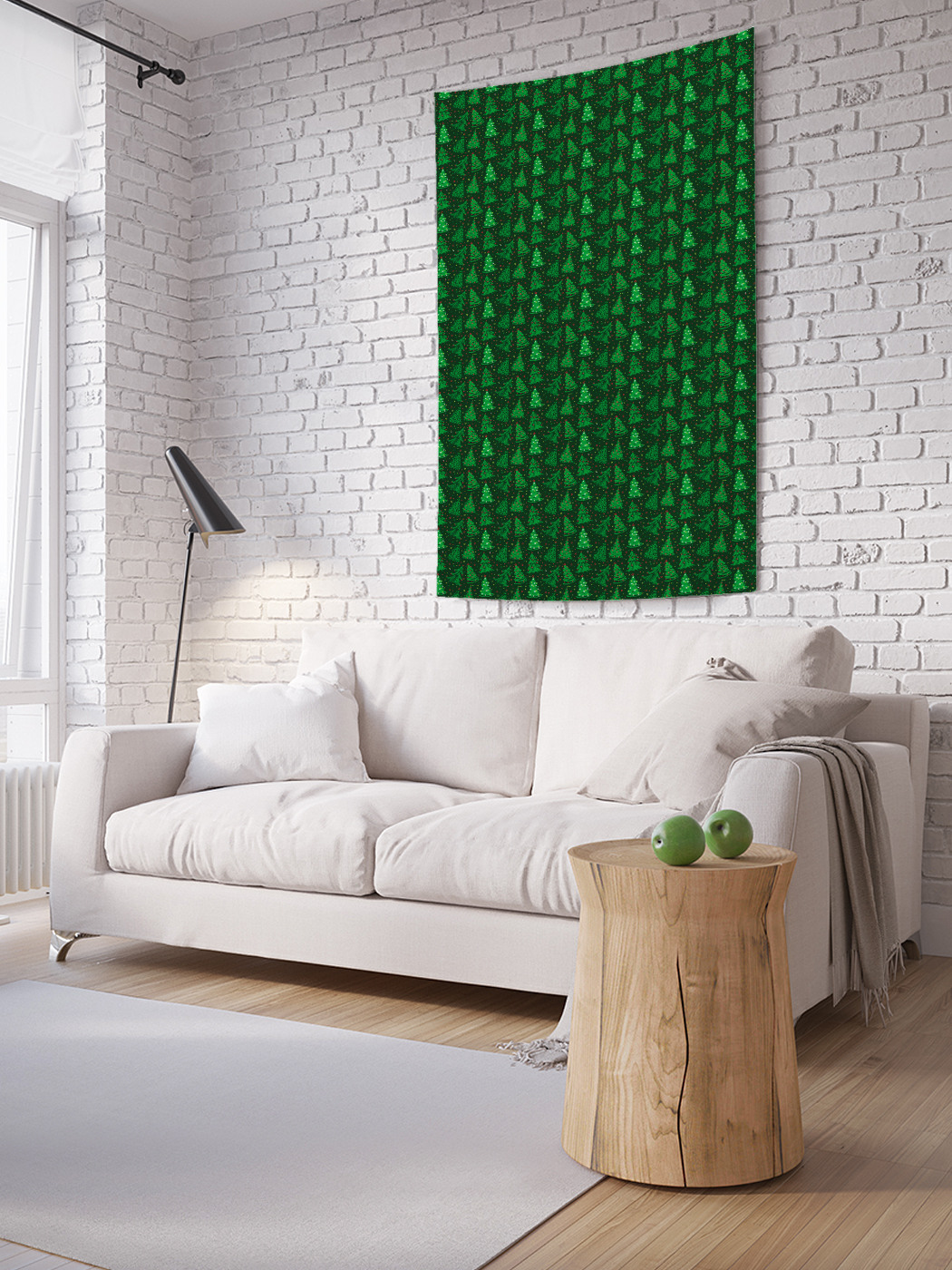 

Вертикальное фотопанно на стену JoyArty Нарядные елочки 150x200 см, Нарядные елочки
