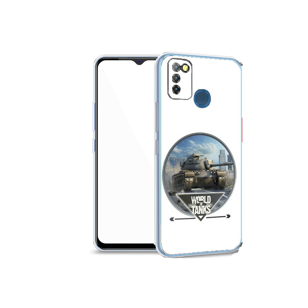 

Чехол MyPads Tocco для Infinix Hot 10 Lite Мир танков, Прозрачный, Tocco