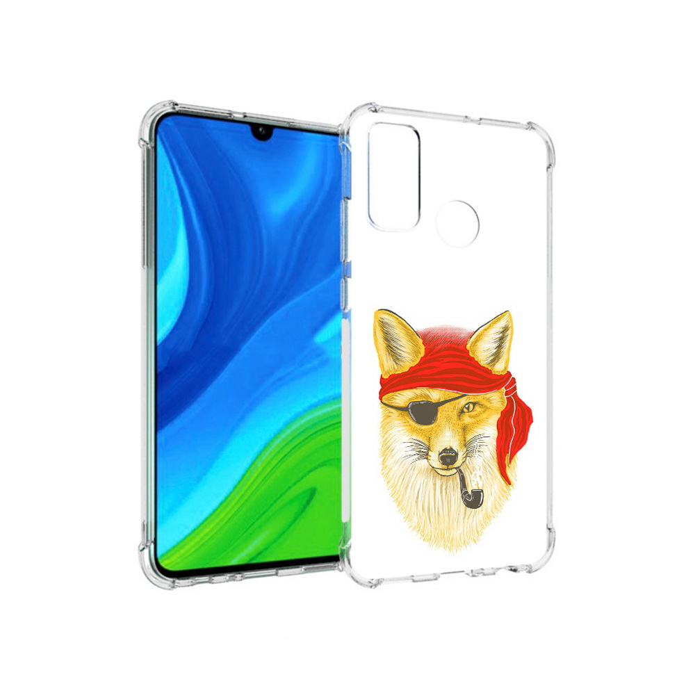 

Чехол MyPads Tocco для Huawei P Smart (2020) лиса-пират, Прозрачный, Tocco