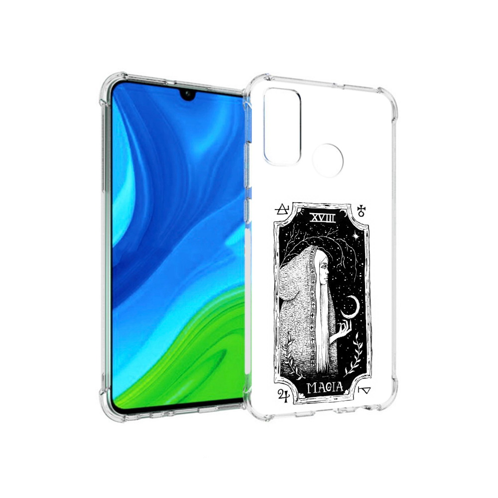 

Чехол MyPads Tocco для Huawei P Smart (2020) лунная магия, Прозрачный, Tocco