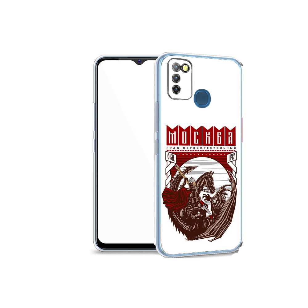 

Чехол MyPads Tocco для Infinix Hot 10 Lite Москва Россия, Прозрачный, Tocco