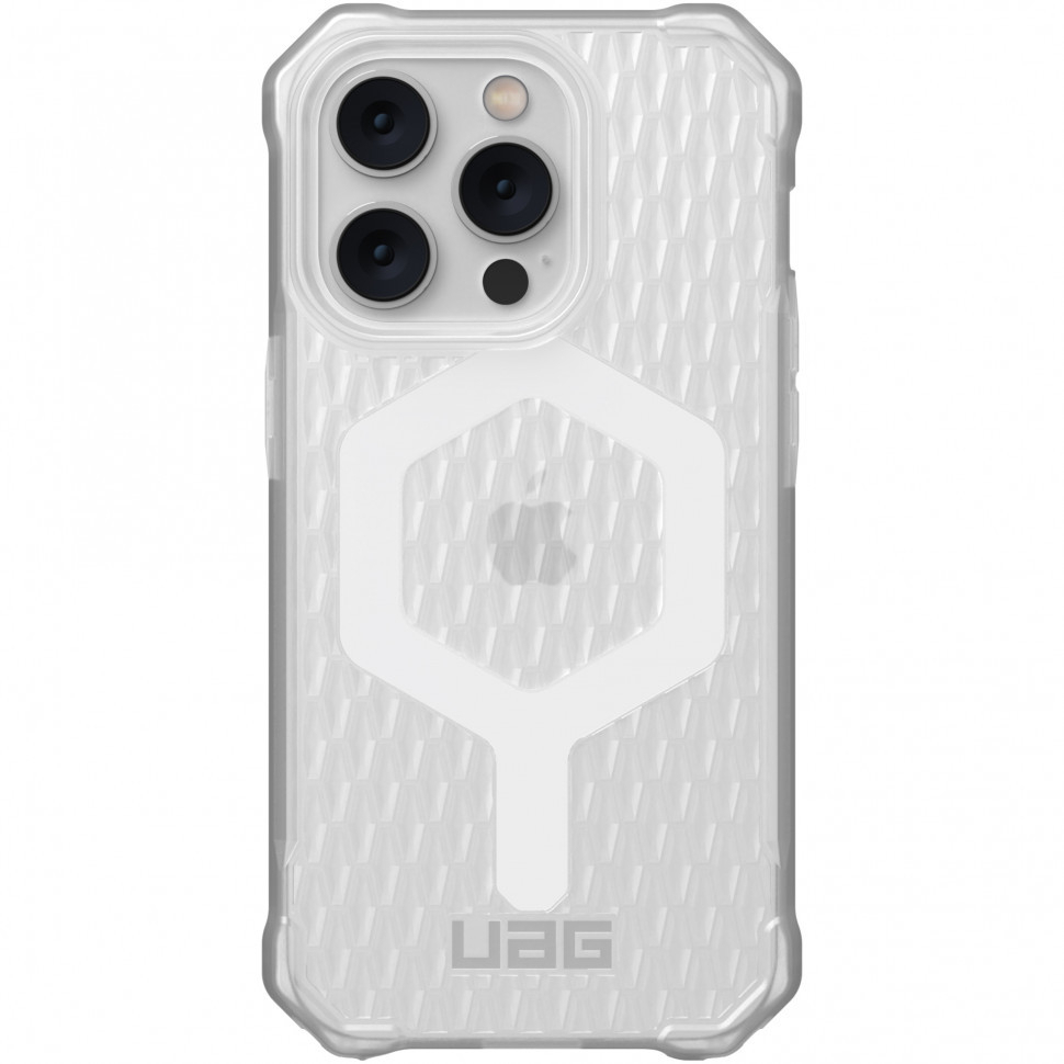 фото Чехол uag essential armor for magsafe series для iphone 14 pro, frosted ice (114091110243)