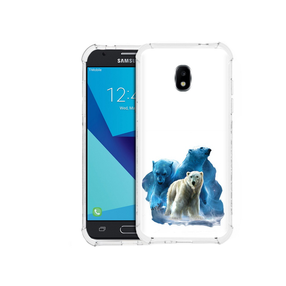 

Чехол MyPads Tocco для Samsung Galaxy J3 (2017) полярный медведь (PT74067.575.549), Прозрачный, Tocco