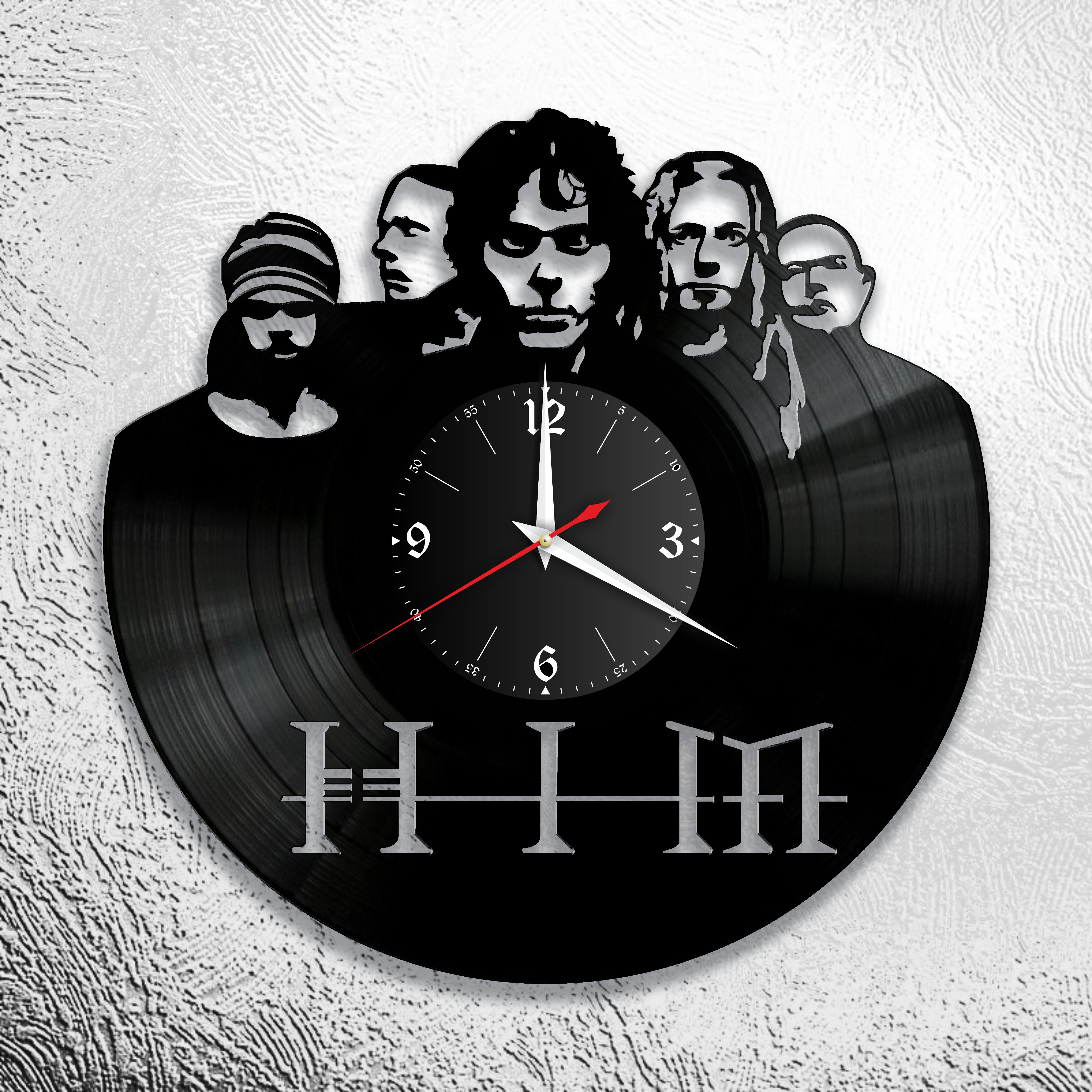 

Настенные часы из виниловой пластинки HIM, HIM