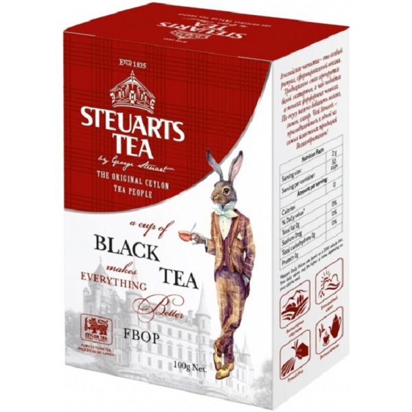 

Чай черный Steuarts tea FBOP листовой 100 г