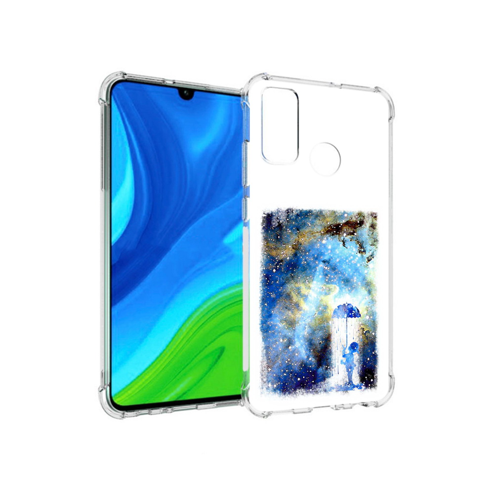 

Чехол MyPads Tocco для Huawei P Smart (2020) мальчик в небе, Прозрачный, Tocco
