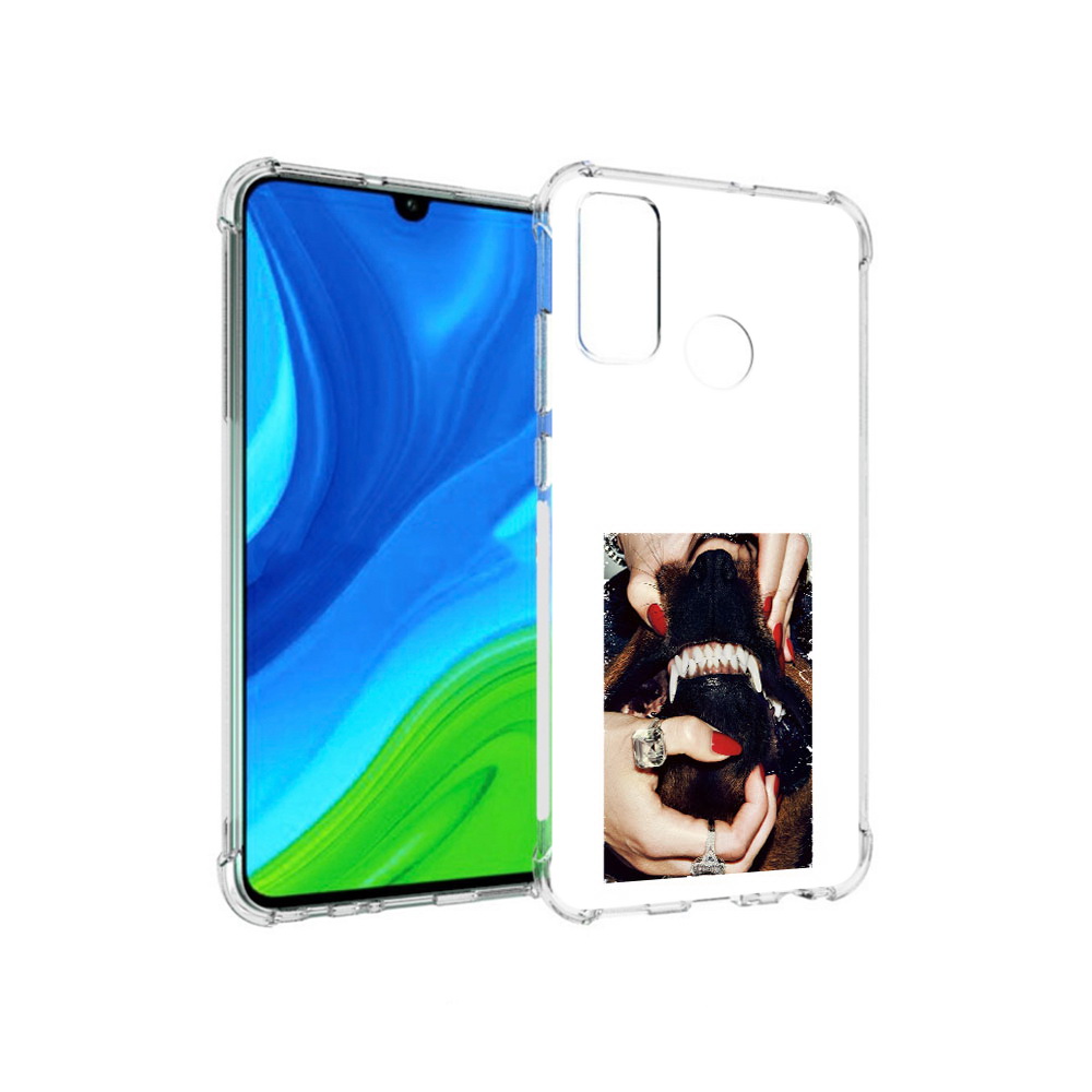 

Чехол MyPads Tocco для Huawei P Smart (2020) маникюр, Прозрачный, Tocco