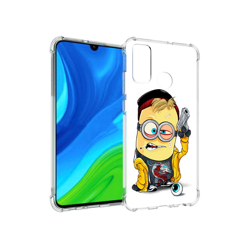

Чехол MyPads Tocco для Huawei P Smart (2020) миньон бандит, Прозрачный, Tocco