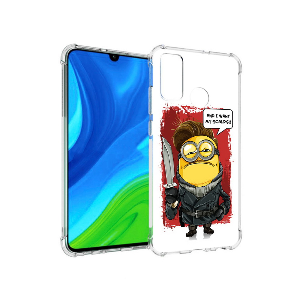 

Чехол MyPads Tocco для Huawei P Smart (2020) миньон убийца, Прозрачный, Tocco