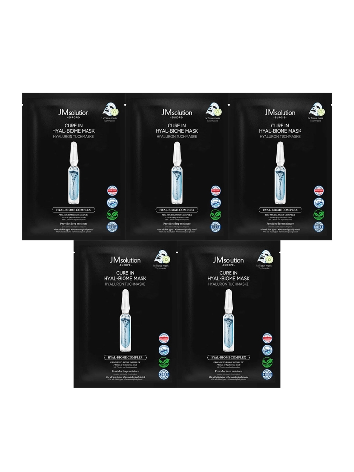 

Маска для лица JM SOLUTION Cure In Cera-Biome Mask с церамидами и пробиотиками 5 шт.х30 мл
