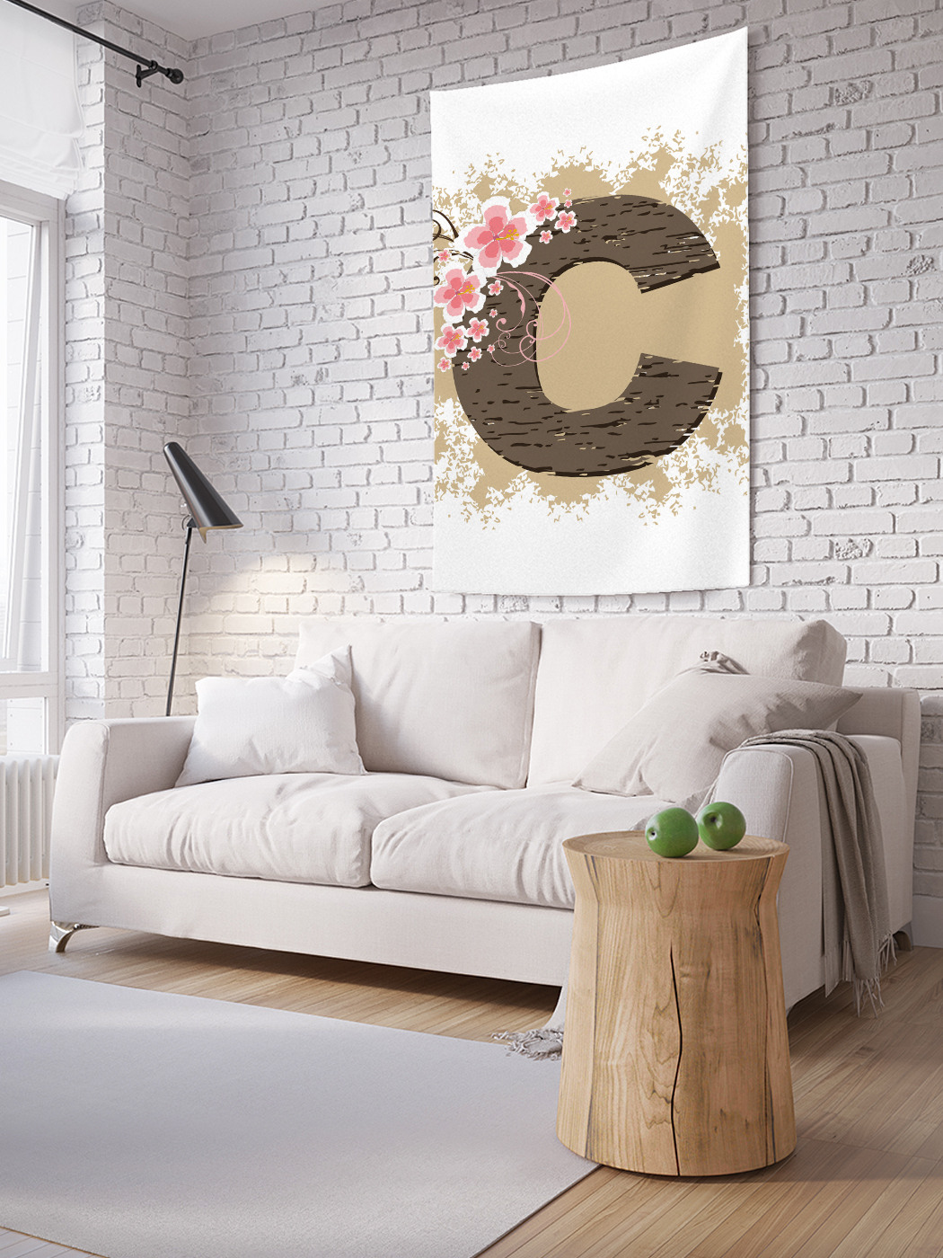 

Вертикальное фотопанно на стену JoyArty Цветочная c 150x200 см, Цветочная c