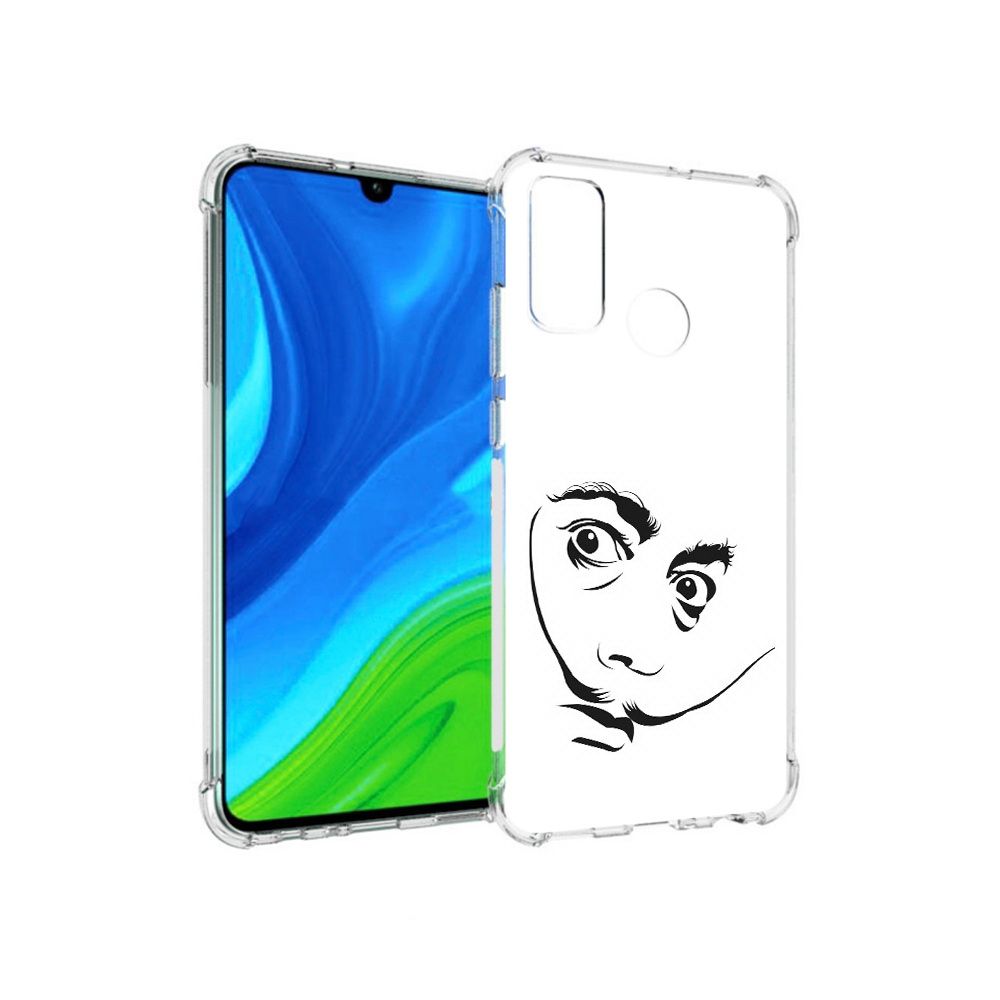 Чехол MyPads Tocco для Huawei P Smart (2020) мужчина с длинными усами