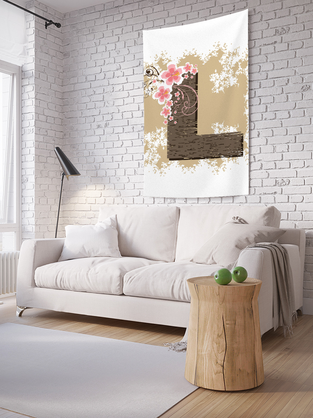 

Вертикальное фотопанно на стену JoyArty Цветочная l 150x200 см, Цветочная l