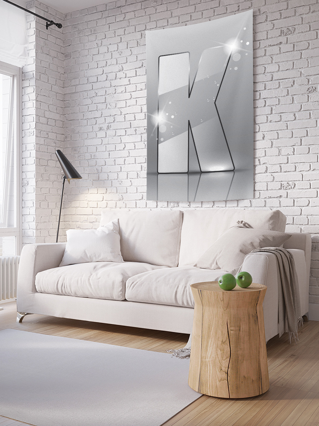 

Вертикальное фотопанно на стену JoyArty Сверкающая k 150x200 см, Сверкающая k