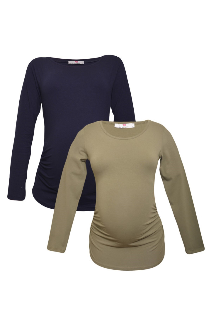 

Комплект лонгсливов для беременных Luvmabelly 58854 синий S, 58854