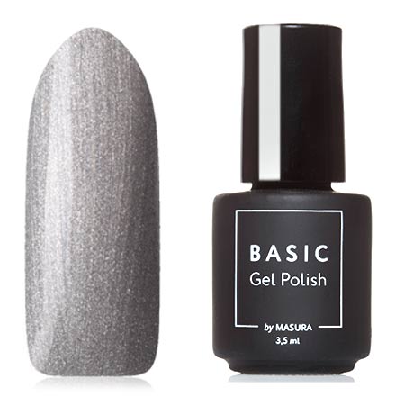 

Набор, Masura, Гель-лак Basic №294-434М, Жидкое серебро, 2 шт.