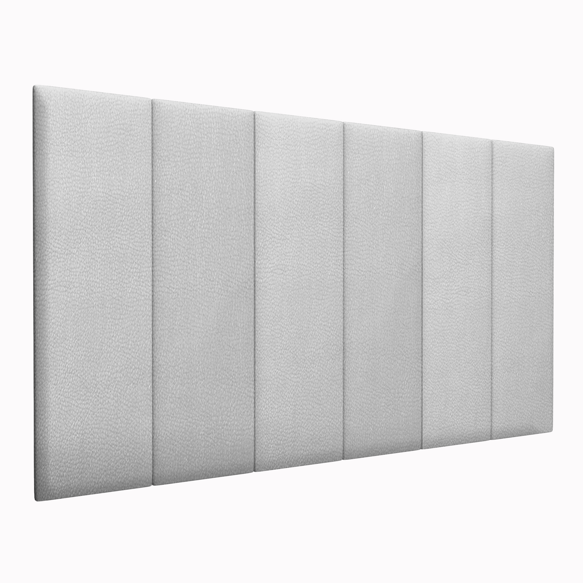 

Прикроватная панель Eco Leather Silver 30х100 см 4 шт., Серебристый, KG21130100-4