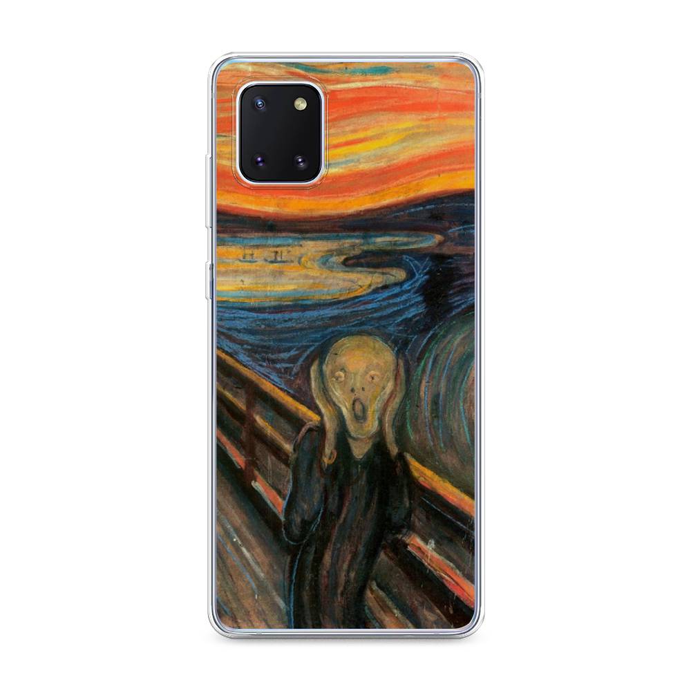 

Чехол Awog на Samsung Galaxy Note 10 lite/A81 "Крик", Разноцветный, 29150-9