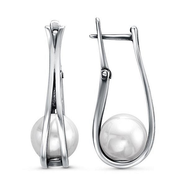 

Серьги из серебра TEO MAORI 833613698, жемчуг культивированный, 833613698